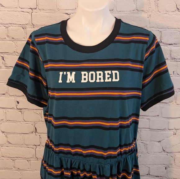 Hot Topic "I'm Bored" dress - Picture 4 of 6